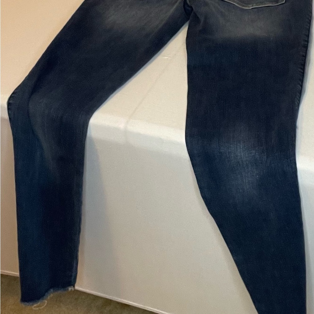 Harper Dark Blue Denim Pants - Picture 2 of 3